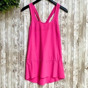 Lululemon Run: Light As Air Tunic Pow Pink 2 EUC